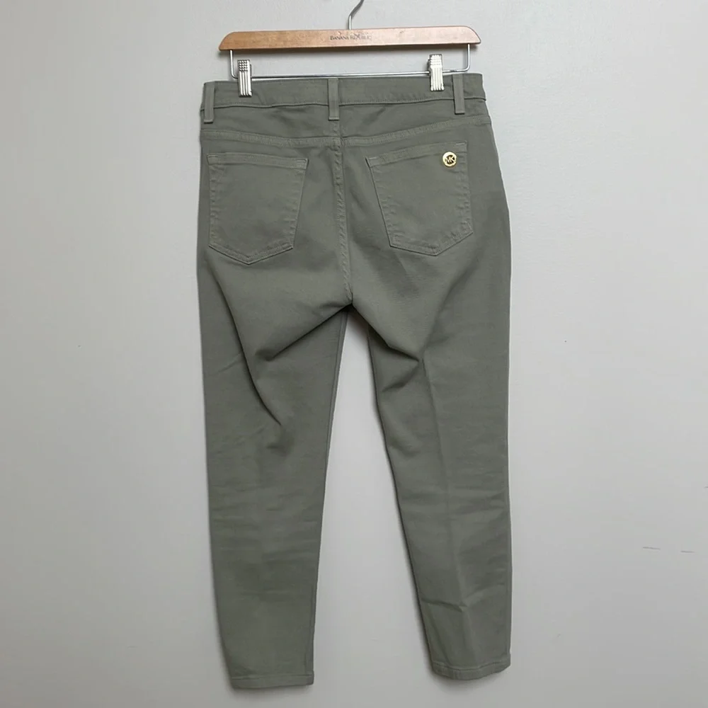 Michael Kors Ankle Length Green Jeans Size 6
